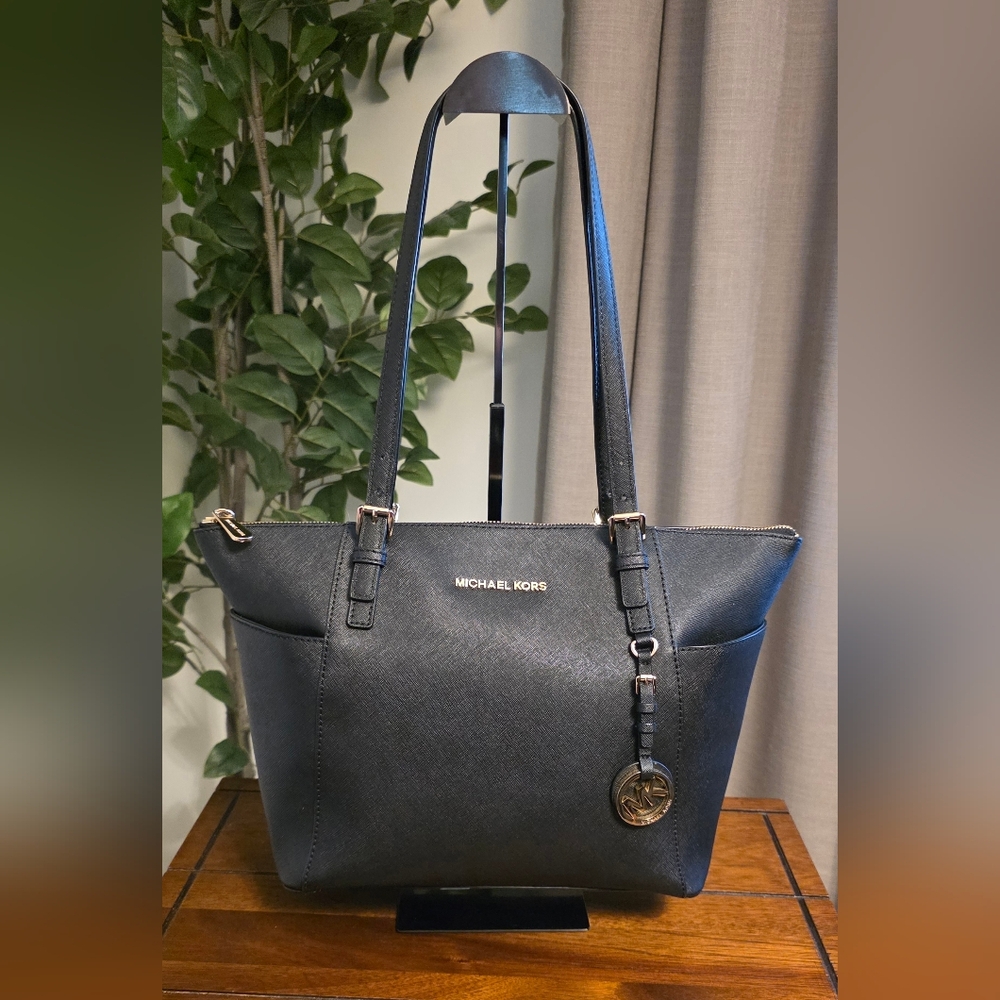 Michael Kors Black Saffiano Leather Tote